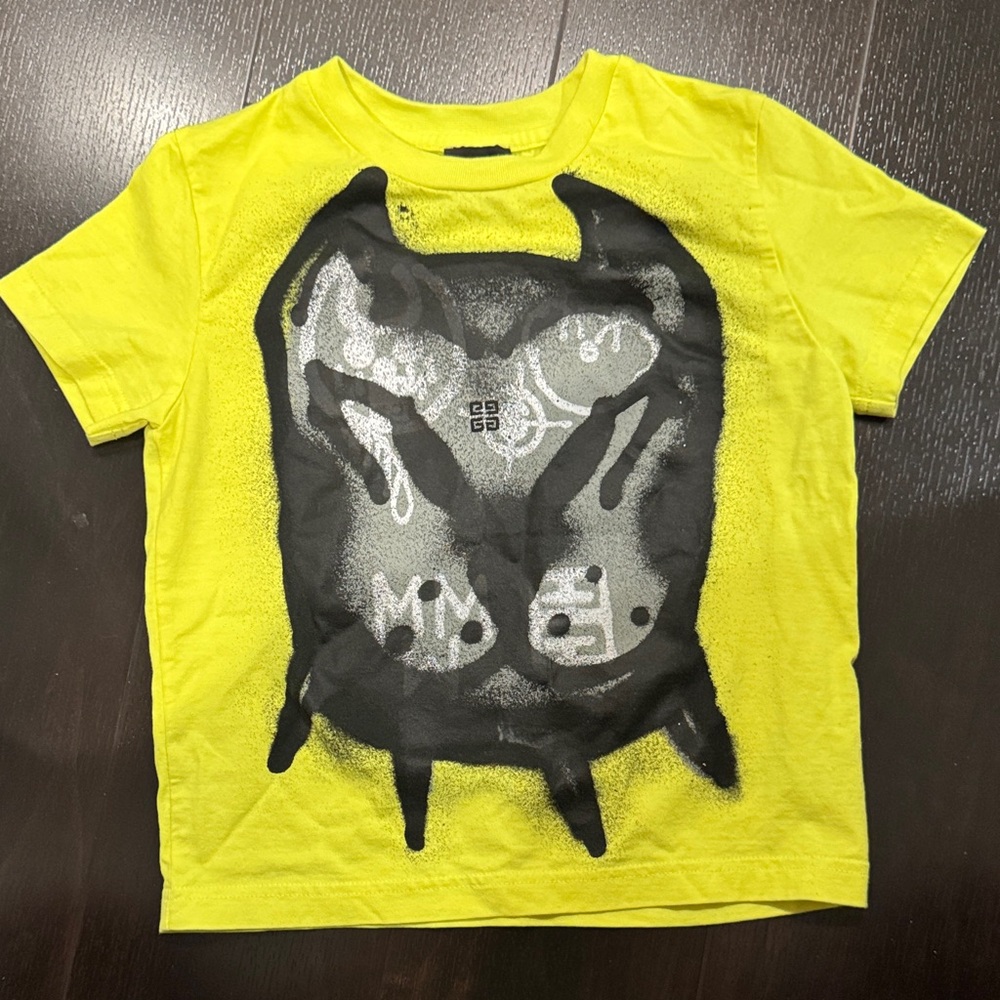 Givenchy Kids Yellow Graphic T-Shirt